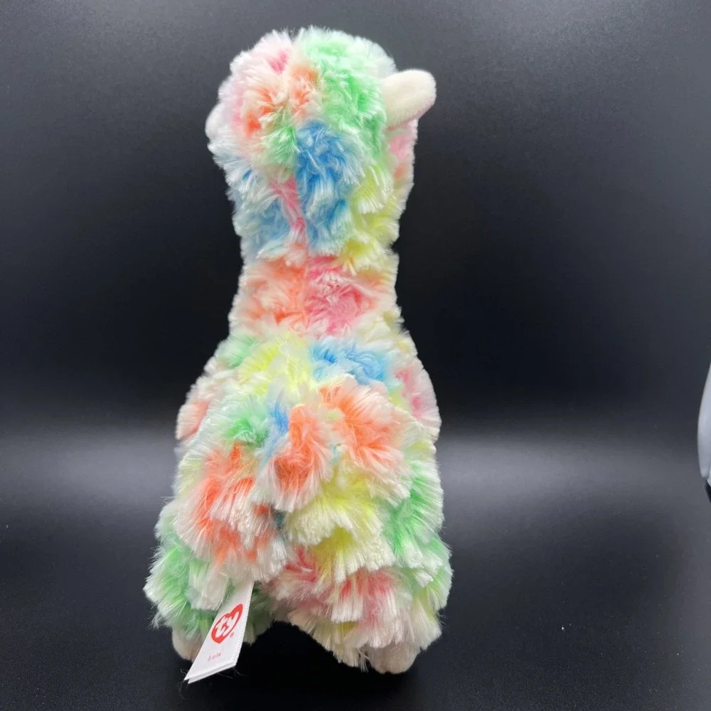 TY Beanie Baby - LOLA the Rainbow‎ Llama (6 inch) - Stuffed Animal Toy